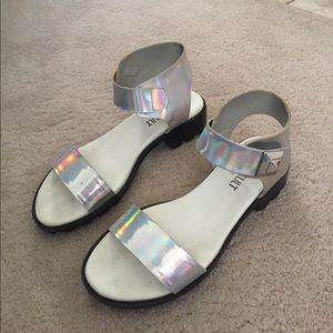 Holographic Sandals